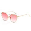 Cat eye sunglasses Best Hot Fashion Brand Sunglasses Colorful Women Glasses metal Cat Eye Sun Glassesfor Male Mirror Female