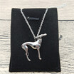 New Italian Greyhound Necklace Trendy Style Spanish Grey Hound Whippet Pendant Necklace Women Fashion Pet Dog Jewellery