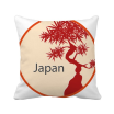 Japan Culture Red Tree Pattern Square Throw Pillow Insert Cushion Cover Home Sofa Decor Gift