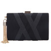 Fawziya Crisscross Clutch Handbags Tassel Evening Clutches For Women