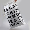 You Jia Liang Pin canvas sorting bag storage bag dirty clothes storage basket dirty clothes early education letters