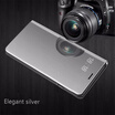 Huawei Honor 8 LiteHonor 9 Lite Luxury Slim Mirror Flip Shell Stand Leather Smart Clear View Window Cover Phone Case