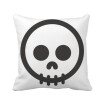 Circle Skeleton Chat Emoji Square Throw Pillow Insert Cushion Cover Home Sofa Decor Gift