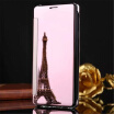 Iphone 6 Plus6S Plus Luxury Mirror View Mirror PU Cover Flip Smart Clear Window Phone Case