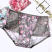 GANGSHA ladies panties lace sexy breathable seamless waist womens briefs three