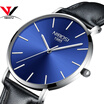 Relogio Masculino 2018 New Ultra Thin Watches For Men Watch Top Brand Luxury Simple Watch Black Leather Male Clock Waterproof Saat