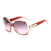 Women Vintage Sunglasses Charms Big Frames Eyeglasses HD Sun Glasses Gradient Lens