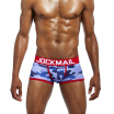 JOCKMAIL mens boxer briefs camouflage nylon boxer briefs fashion sexy breathable quick-drying