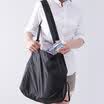 Youjialiangpin Creative Rotating Portable Shopping Bag Foldable Storage Bag Plastic Storage Box Strip Button Mocha Gray