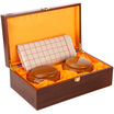 Yunzi fine wooden box box leather board chess white white white sunspot through Bi YZ-004