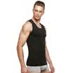 Playboy PLAYBOY vest male sports fitness sweat cotton wide shoulder 7562 black XXXL