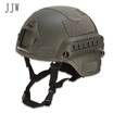 JJW Tactical Helmet Airsoft Gear Paintball Head Protector with Night Vision Sport Camera Mount