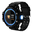 Demon MOONPI Smart Watch GW68 Student Outdoor Waterproof Sports Brace Adult Heart Rate Blood Pressure Monitor Electronic watch Color Touch Touch Screen Blue