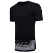 Mens Hip Hop Short Sleeve T Shirt Printed Street Style T Shirt Tops