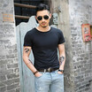 Men Summer Round Neck Slim Fit T Shirt