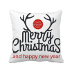 Christmas Elk New Year Winter Festival Square Throw Pillow Insert Cushion Cover Home Sofa Decor Gift