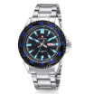 Naviforce 9054 Mens Sport Day Date Calender Stainless Steel Wrist Watch Waterproof Watch