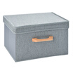 NetEase carefully selected black pineapple with cover storage box with lid foldable clothing debris storage box storage box storage box small light gray