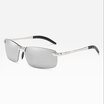 Mens Polarized Sports Sunglasses Silver