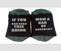 Novelty Socks with Funny Saying