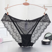 M-XLhigh Quality Women Lace Sexy Hollow Transparent Panties Womens Low Waist Cotton Briefs Ladies Lingeries Underwear