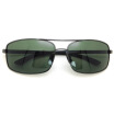 Man Polarized rectagular sunglasses Driving Goggles with G15 Green Lens