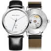 Seagull watch fashion simple watch automatic mechanical form calendar white belt seagull watch male table 819175038