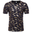 Mens Fashion Casual T Shirt Printed Short Sleeve Summer Tops