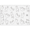 Kinbor handbook book A6 protective cover transparent EVA envelope with hand account book squint eye DTB66106