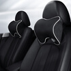 Che Liyou car headrest neck pillow pillow car neck pillow pillow memory cotton pillow car pillow car interior supplies car neck pillow seat cervical pillow black