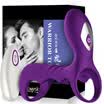 OMYSKY Tiger Remote Control Spike Delay Set Vibration Locking Fine Ring Last Flirt Men&women Sharing Adult Appeal Sex Purple