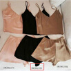 Womens Sexy Camisole & Hot Pants 2-Piece Suit