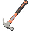 Harden claw hammer plastic handle hammer hammer double color steel hammer iron hammer hammer hit tool 590215