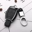 Wufu Jinniu Mercedes-Benz special car key set new C-class GLC GLK GLE GLA special key set big head buckle set electric light silver