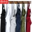 Jingdong Supermarket Snow flying mens vest cotton solid color fashion thread vest mens bottoming shirt sweatshirt XXQMBX0514 hemp gray 17590 L