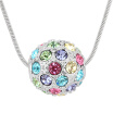 Austrian Round Crystal Ball Necklace Pendant For Women High Quality Famous Jewelry Birthday Gift 5927