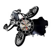 Reloj De Pared De Vinilo Reloj Motocicleta Diseño De Bicicletas Deportes Tema Personalizd Deporte Arte Decoración Del Hogar