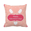 Pink&White Valentines Day Square Throw Pillow Insert Cushion Cover Home Sofa Decor Gift