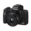 Canon EOS M50 15-4555-200 dual-lens black cover DIGIC 8 processor 24 million pixel dual-focus rotary touch screen