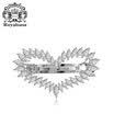 Royal Salsa Birthday bridal hair ornaments heart-shaped hairpin female Korean Crystal Princess hairpin wedding wedding jewelry