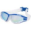 Li Ning LI-NING large box coated swimming goggles high-definition anti-fog waterproof glasses men&women plating one goggles 628 white blue