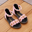 Girls Sandals Summer Kids Shoes 2018 Children Zip Gladiador Princess Sandals For Girls Rivets