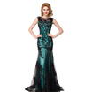 Elegant Lace Mermaid Prom Dresses Long Appliques Evening Gown
