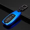 Digaren Mercedes-Benz car key case E-class new E200L E300L E320L Maybach S-class s450l key cover protective shell men&women sky gray fashion braided rope buckle
