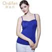 Odifen comfortable seamless modal camisole built-in uniform cup underwear XV6502 spectrum blue L