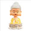 GREAT LIFE car perfume seat car decoration cute seat type diamond Maitreya Buddha statue men&women creative inner jewelry Buddha perfume seat silver yellow clothing