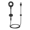 Baseus Car Phone Holder for iPhone X 8 7 6 5S 360 Degree GPS Mobile Phone Stand Car Mount USB Cable For iPhone Charging Bracket