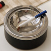 Ou Runzhe stainless steel with lid windproof ashtray
