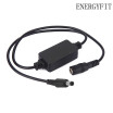 ENERGYFIT ACK-E18 DC Power Supply Cable DR-E18 Dummy Battery Cable for Canon EOS Rebel T6i T6s T7i SL2 750D 760D 800D 77D 200D