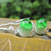 Hot style ceramic crafts accessories handmade earrings selling small gifts China style jewelry